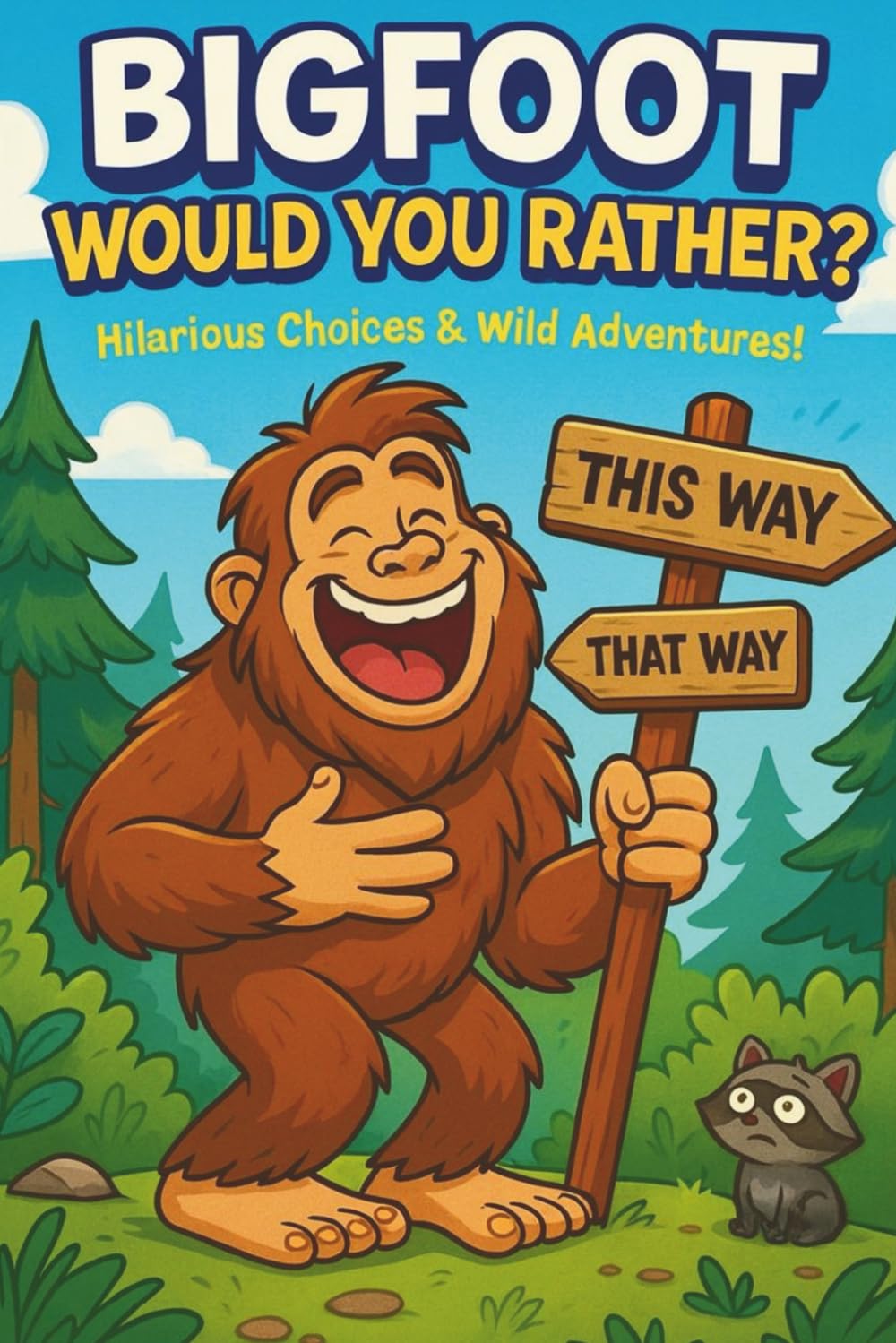 Would You Rather? BIGFOOT Edition: Funny Kids Activity Book, Silly Scenarios, Hilarious Forest Adventures, Camping & Bigfoot Lovers Gift