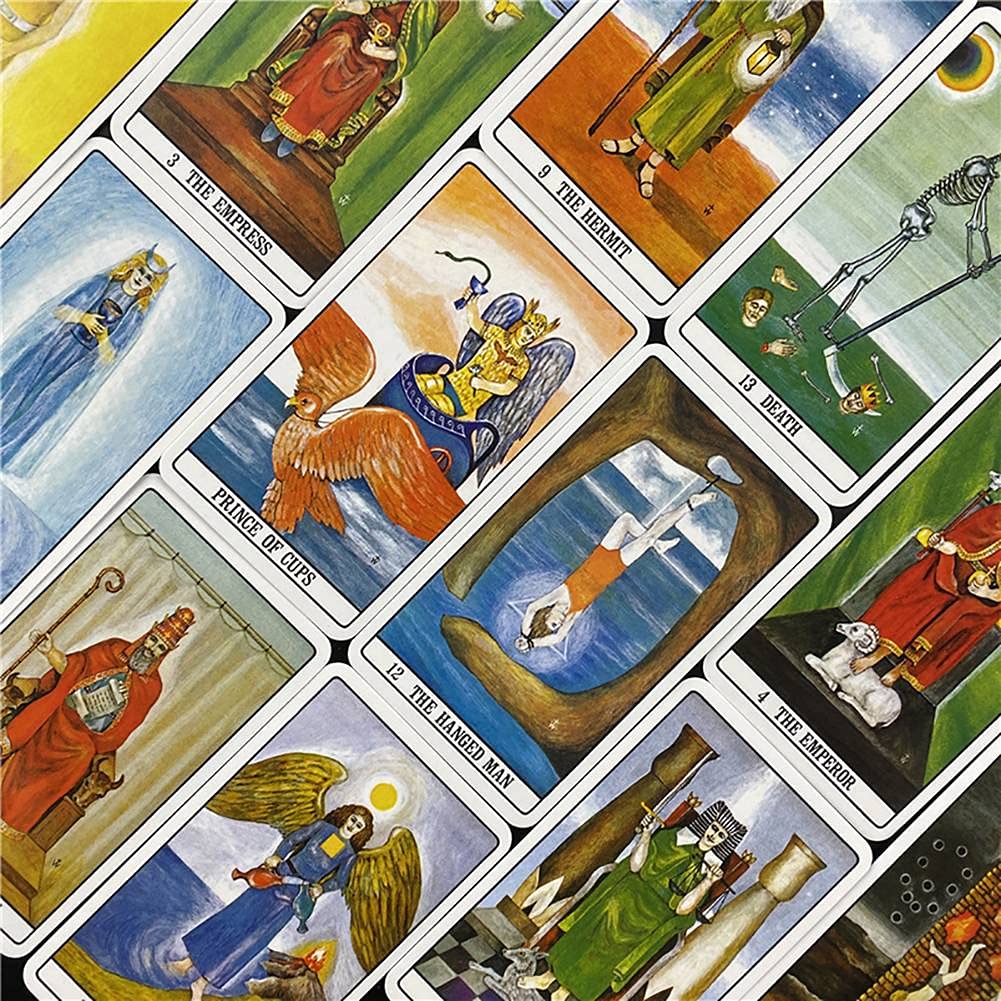Tarot Aube Dorée 1991 – 22 Cartes + Boîte Découpée – Bon état