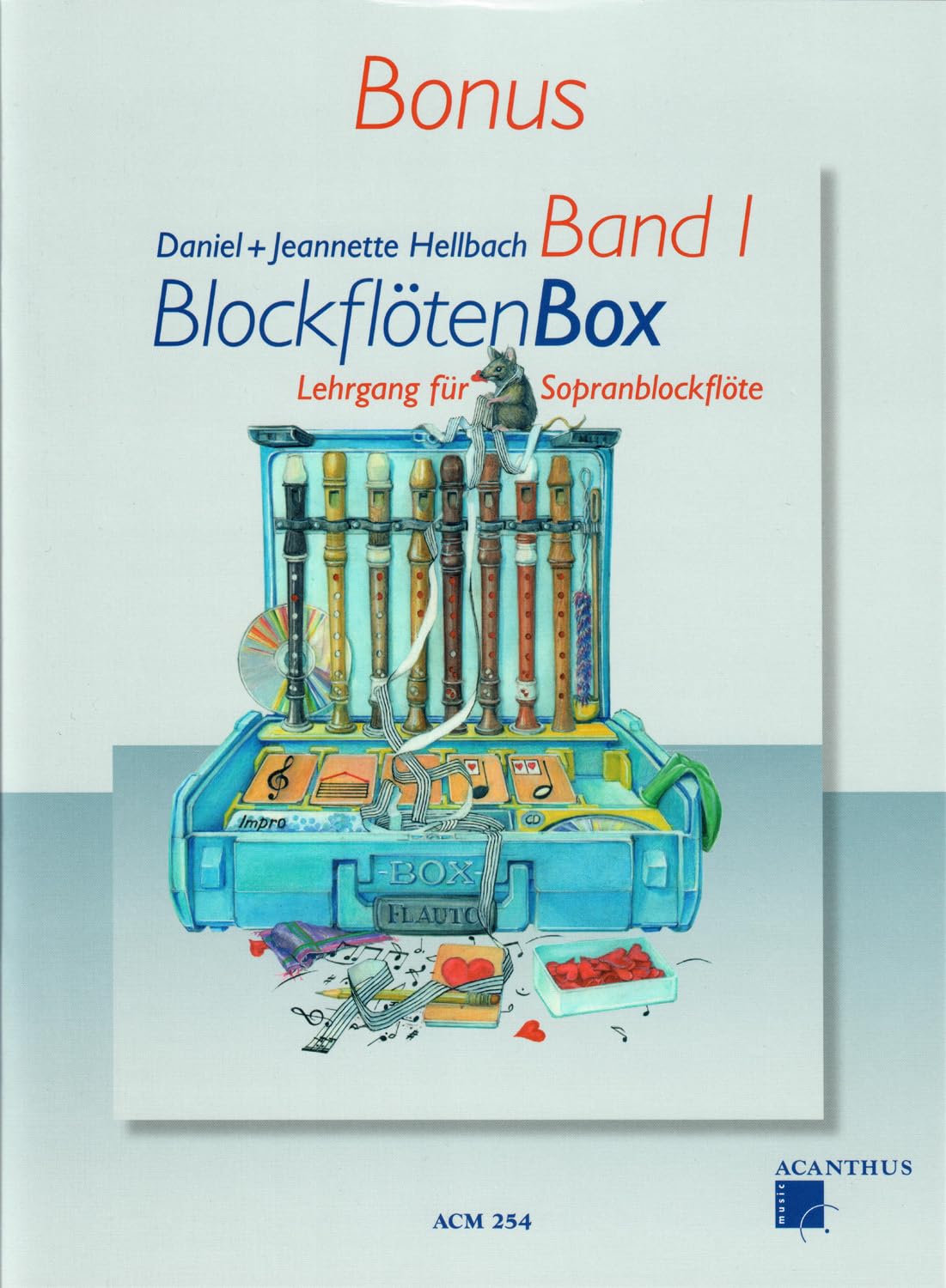 Acanthus Music "Blockflötenbox Band 1 (+Online Audio) – Daniel Hellbach – Lehrgang für Sopranblockflöte