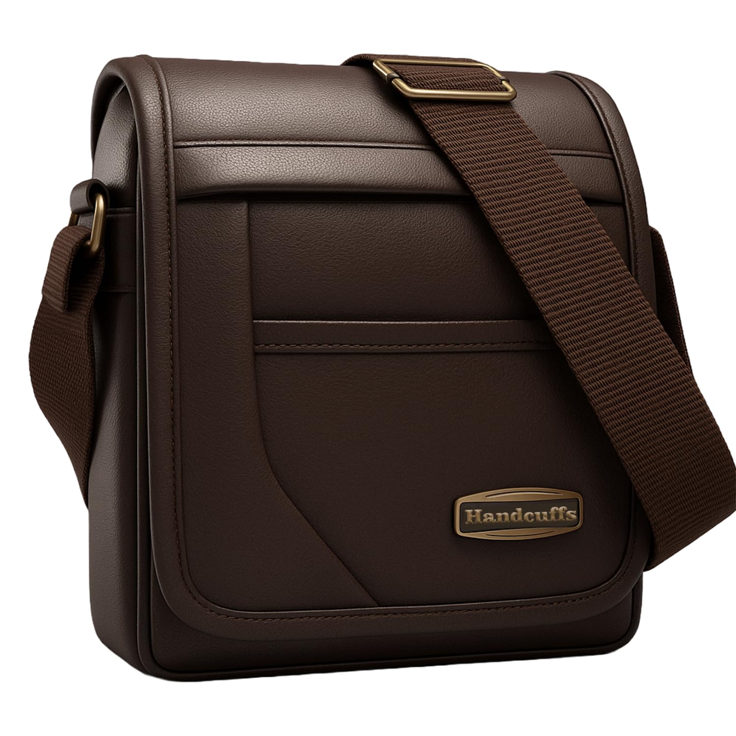 Mens Messenger Bag Leather Side Sling Shoulder Crossbody Small Slinger Mini Casual Office Travel Bags