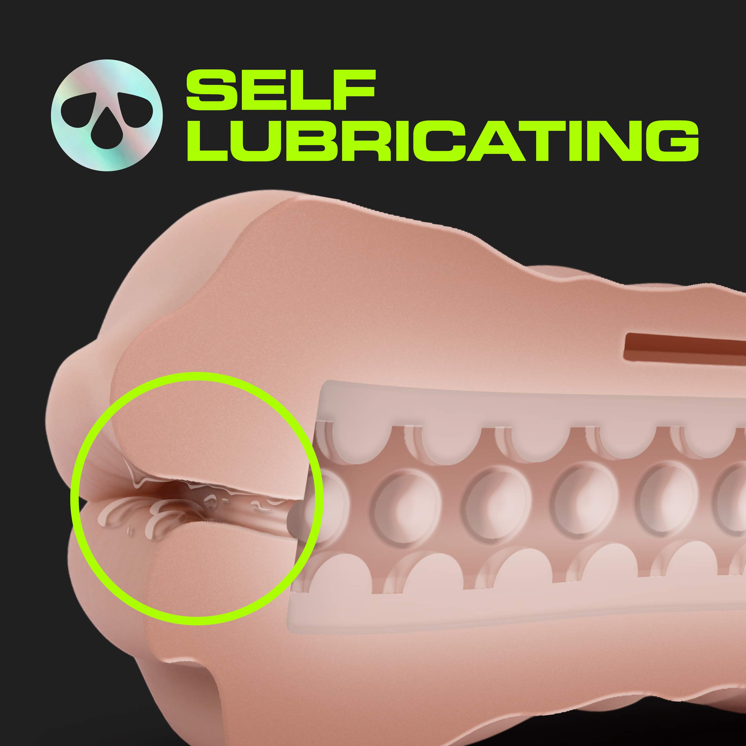 Amazon.com: Blush M for Men (3-Pack) Self-Lubricating Vibrating Stroker Set  - Realistic Mouth, Pussy & Anal Cock Sleeve