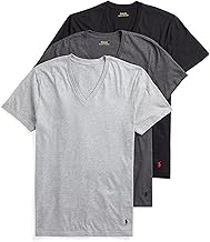 POLO RALPH LAUREN Mens Classic Fit Cotton V-Neck Undershirt 3-Pack