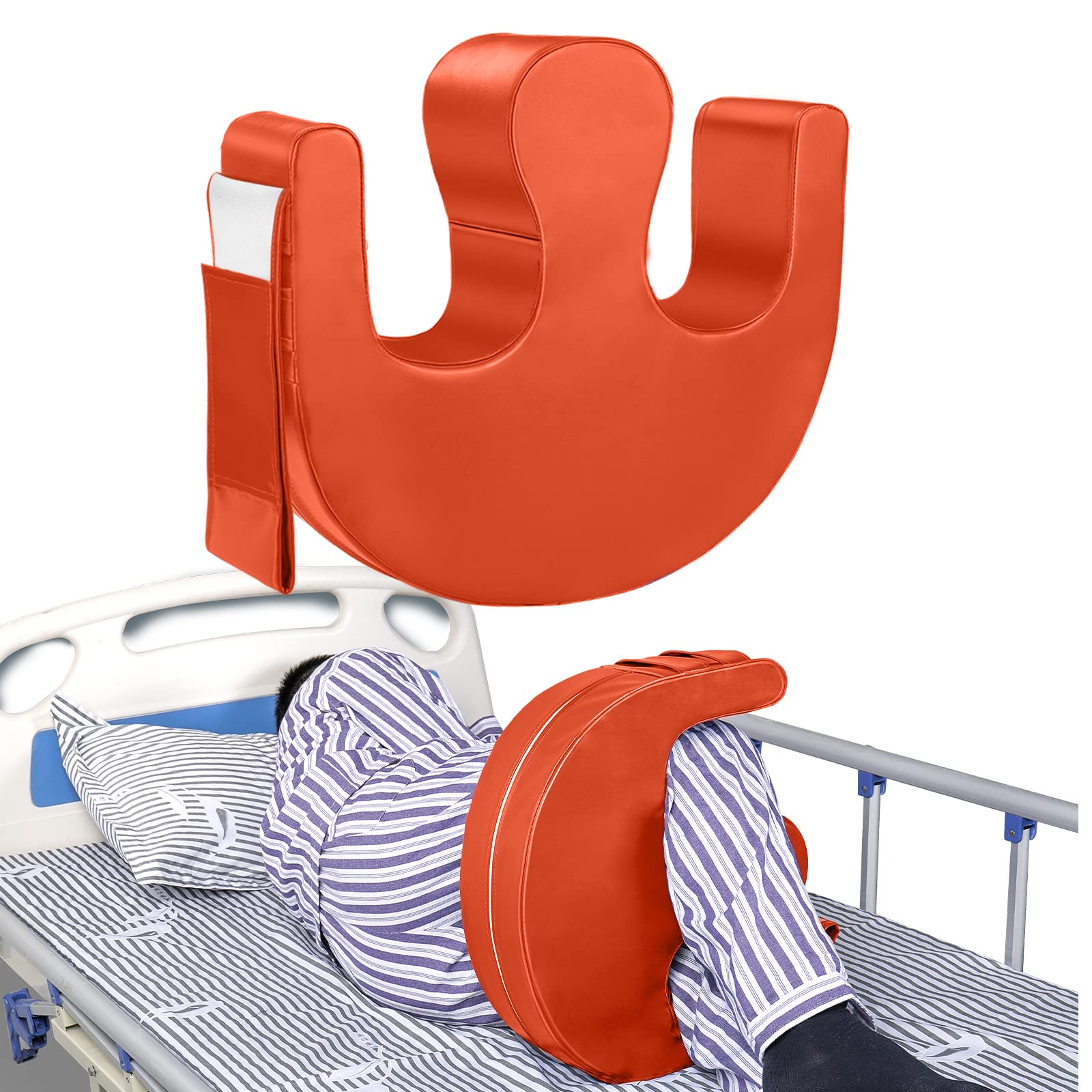 Duzzy Patient Turning Device, Turnover Device for Bedridden Elderly Patients, Waterproof Detachable PU Leather Turning Pillow, Lift Assist Nursing Help The Bedridden Patient Products