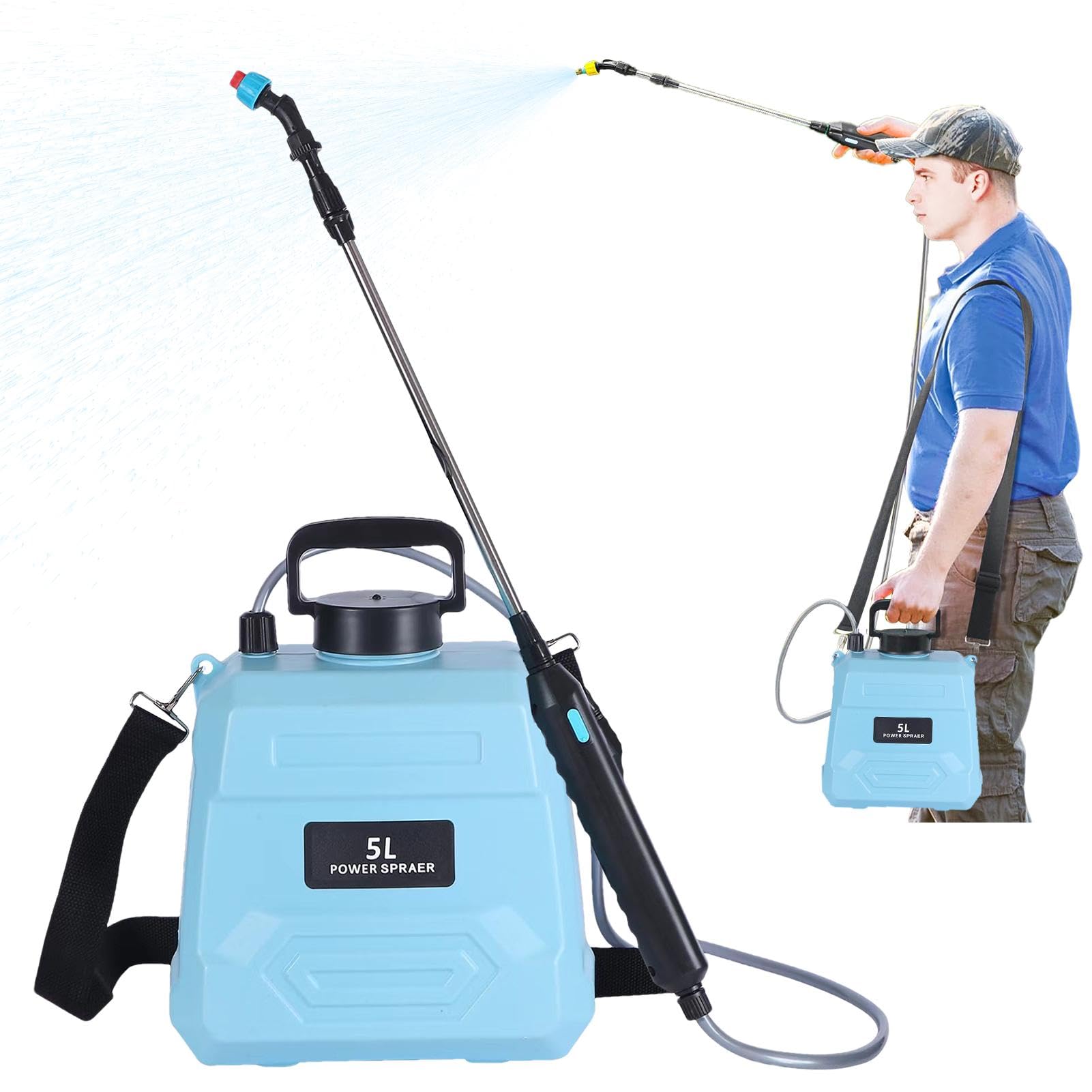 Spruzzatore Powered – Bacchetta a batteria, bacchetta elettrica