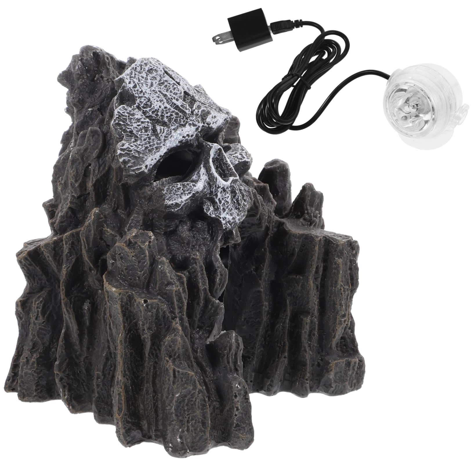 Yardwe 2 Pièces Décorations Aquatiques Grotte sous-Marine Ornement d'aquarium Squelette Aquarium orner Aquariums aquaterrarium Grotte cachette d'aquarium Accessoires d'aquarium résine
