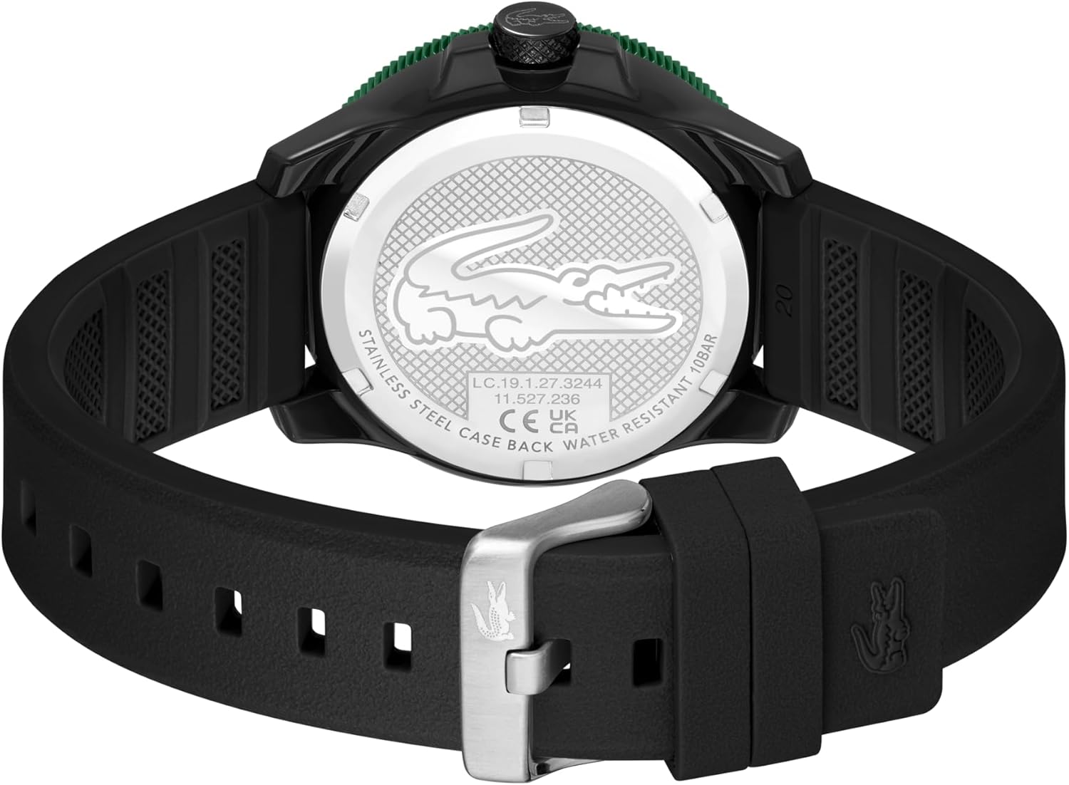 Lacoste.12.12 Scuba Men's 3H Quartz Watch, Silicone Strap - Modern, Classic Timepiece - Gift for Him, 43mm - Image 4