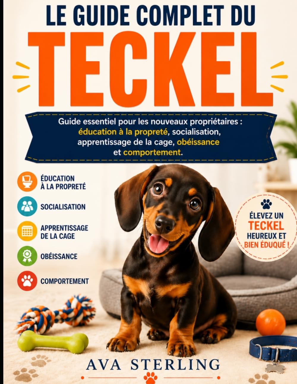 LE GUIDE COMPLET DU TECKEL: Guide essentiel pour les nouveaux propriétaires : éducation à la propreté, socialisation, apprentissage de la cage, ... (La Série du Guide du Maître Chien)