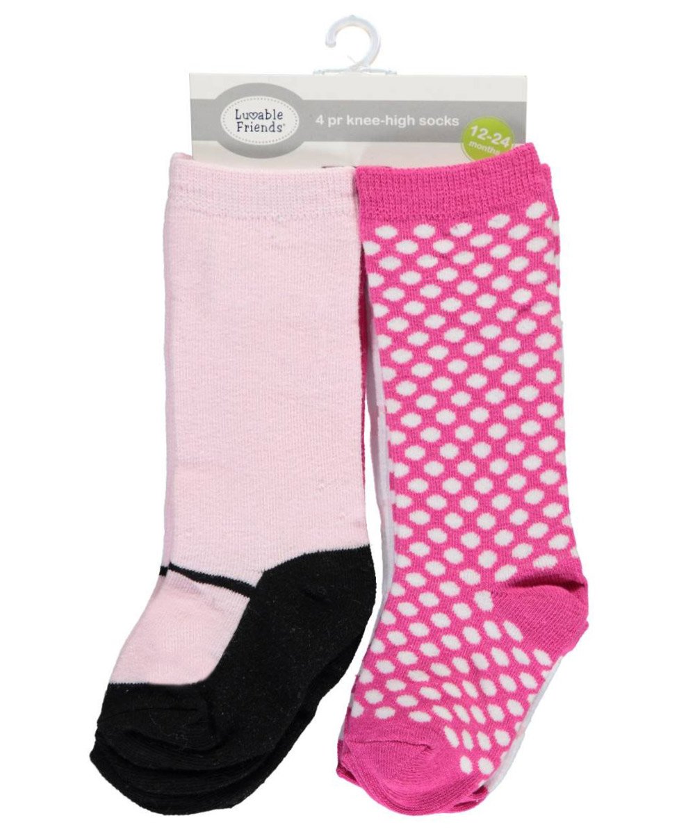 Luvable Friends Knee High Baby Socks