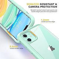 Vista 510 de Diaclara - Funda diseñada para iPhone 15 Plus de 6.7 pulgadas, transparente, cuerpo completo, con protector de pantalla, resistente de protección