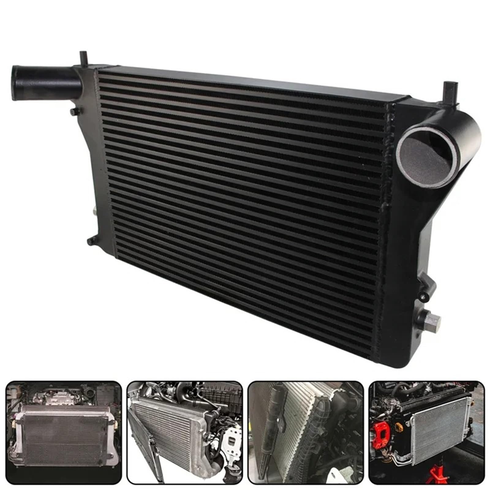 Intercooler Frontal para VW Golf GTI 2.0T Turbo MK5 Versión 2, intercooler Frontal de Aluminio.