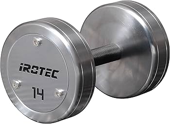 Amazon | IROTEC（アイロテック） ハードクロームジムダンベル14KG（1