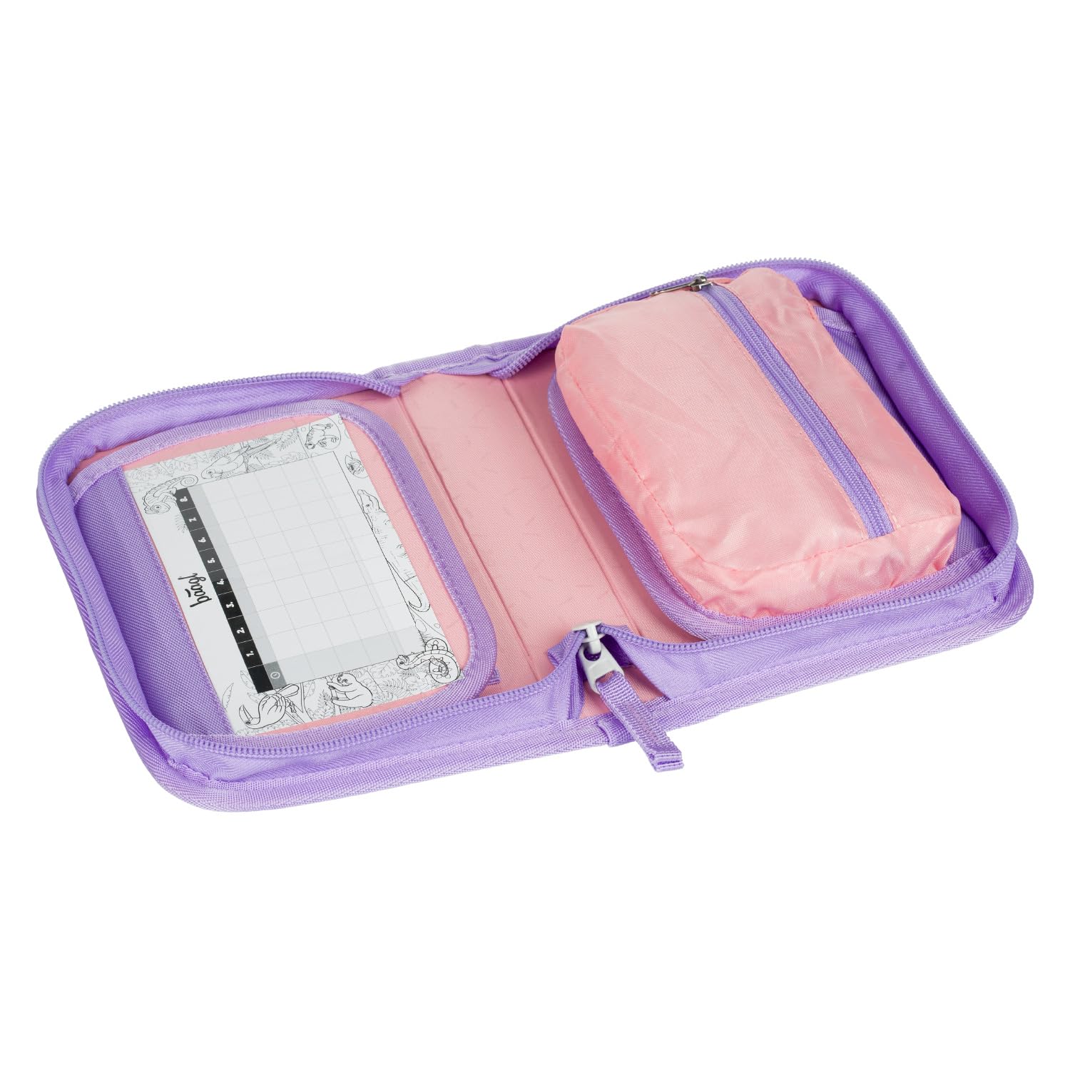 Baagl Pencil Case for Boys and Girls - School Pencil Case with Favourite Animal Design, Favourite Animals, 20 x 15 x 3 cm - Image 4