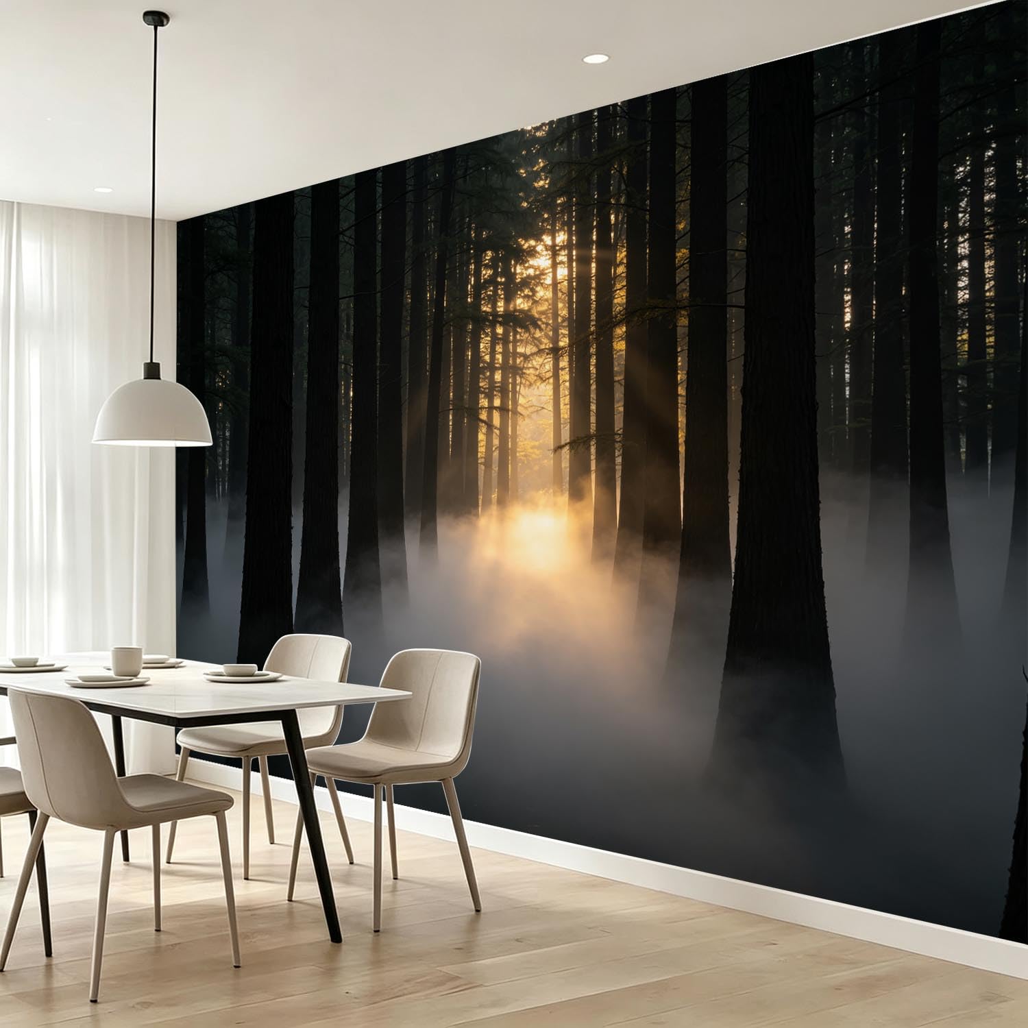 Fototapete Waldlandschaft Tapete 430 x 300 cm (WxH)