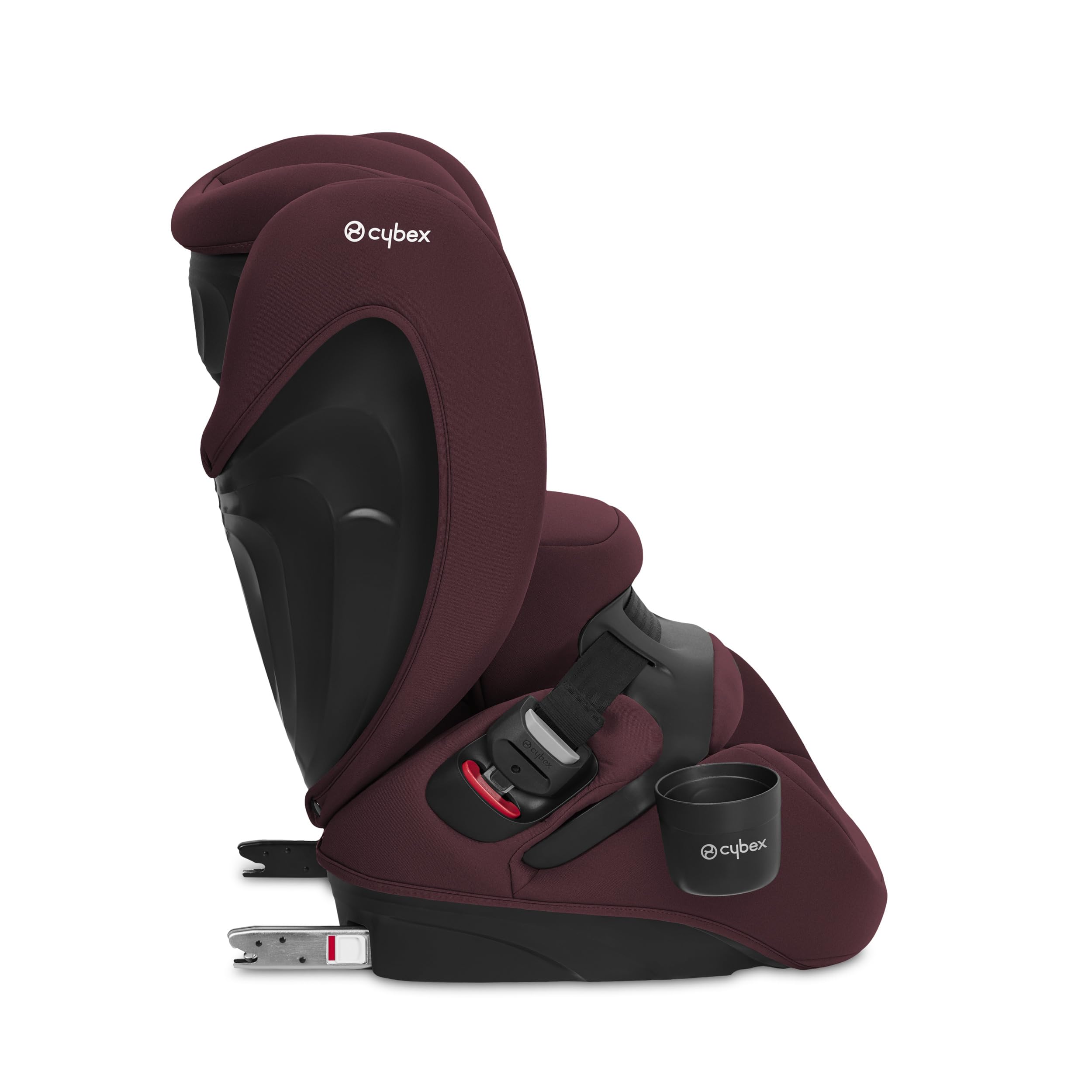 CYBEX Silver Seggiolino Auto Pallas B2 i-Size, ISOFIX, Gruppo 1/2/3 (9-50 kg), Da circa 15 Mesi fino a 12 Anni, Incluso Porta Bevande, Rumba Red