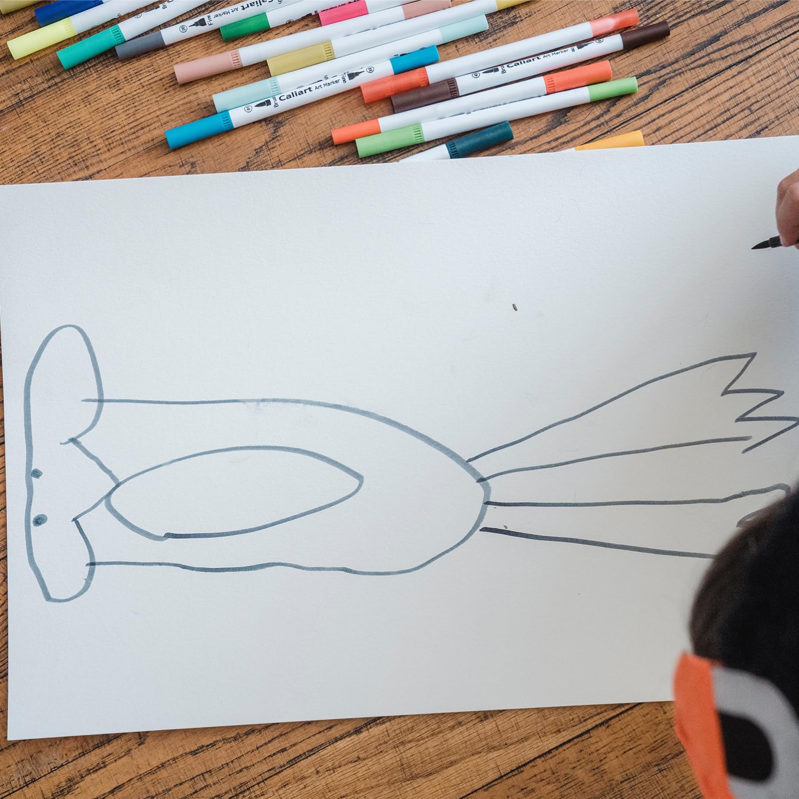 Beatifufu 50 Sheets Cold Press Oil Painting Paper Professional Art Painting Paper Pad Non-fluffing Ideal for Artists