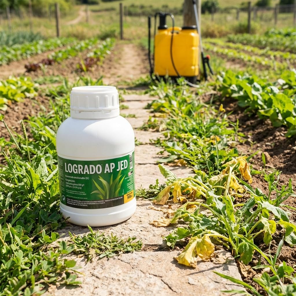 Herbicida Total 500ml Aplicación en post emergencia de malas hierbas, no residual y no selectivo (total). Quema las malas hierbas.