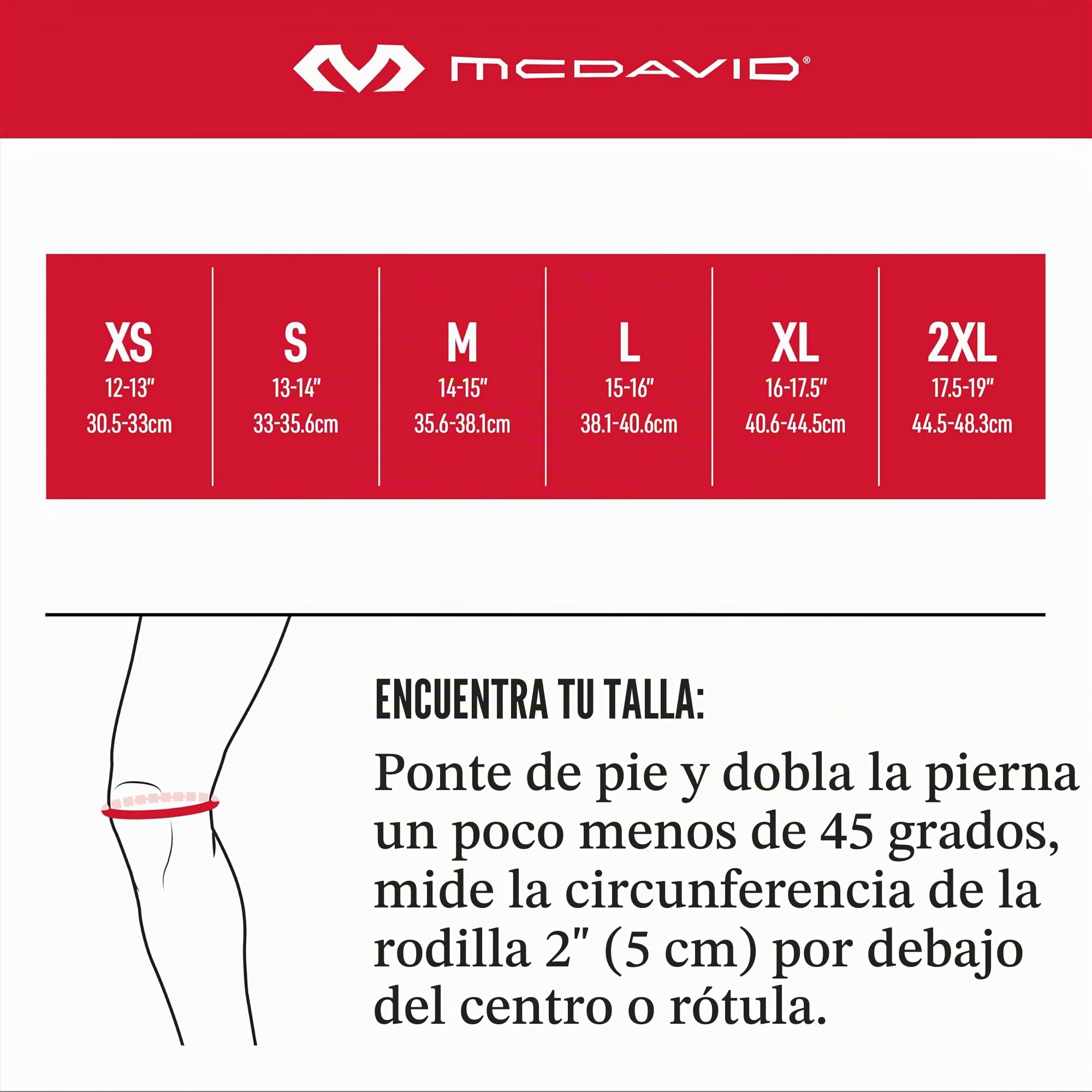 McDavid 422R-BK-XXL - Rodilleras