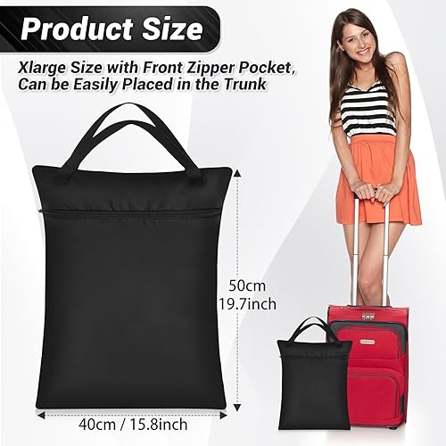 Miniatura 2 de 2 bolsas grandes de viaje para lavandería, lavable, impermeable, bolsa para ropa sucia, bolsa grande para ropa sucia, bolsa de entrenamiento para