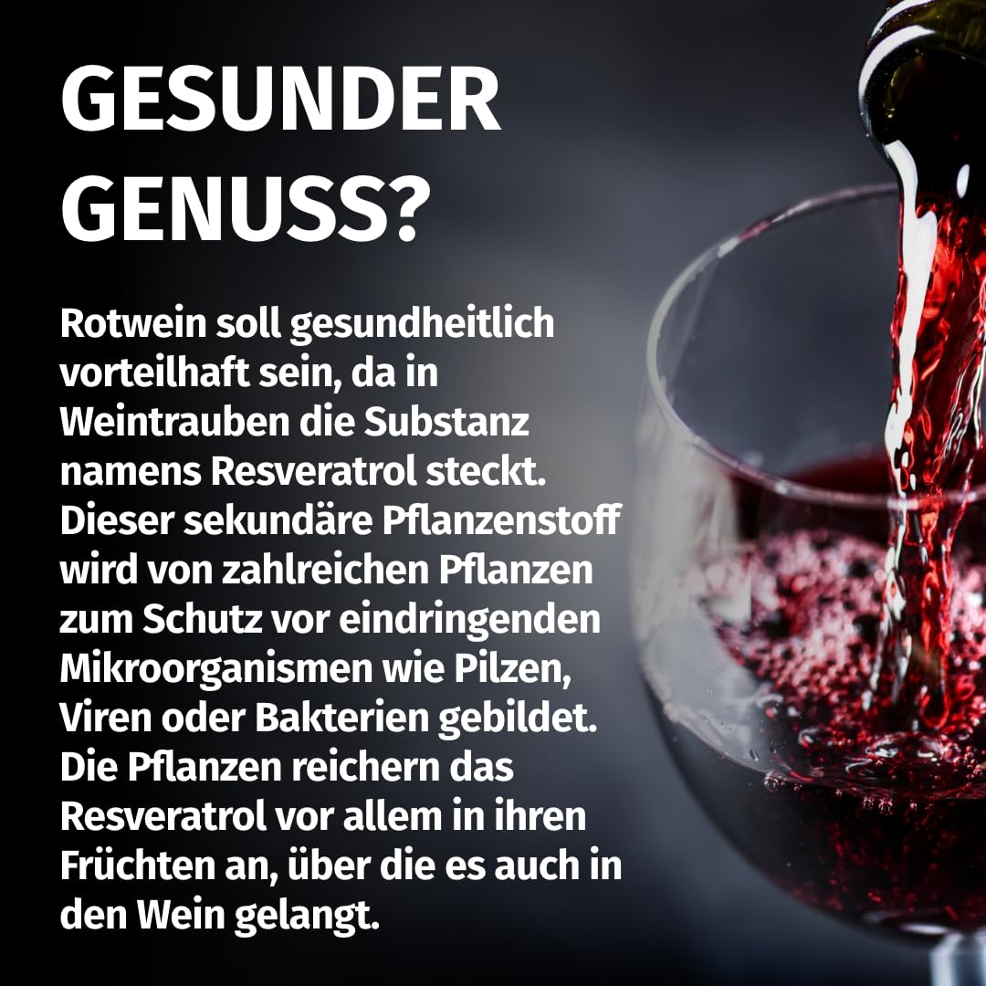 Green Naturals® Trans Resveratrol 500mg - 120 Kapseln - Reinheit: >98% Trans-Resveratrol - Deutsche Herstellung - 100% Vegan & Ohne Zusätze - Vorrat für 4 Monate