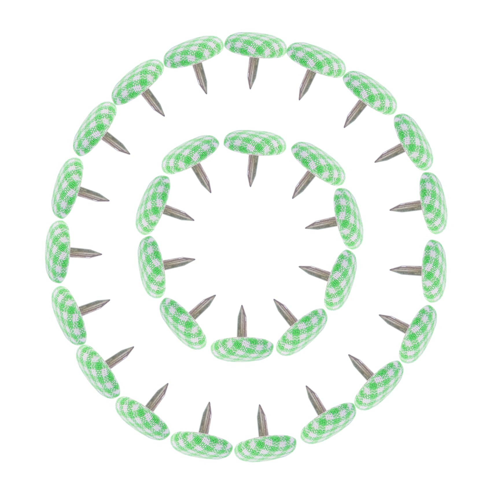 ULDIGI DIY Double-Legged Studs 50pcs Two-Legged Nail Mini Studs for Clothing Craft Craft Nailhead