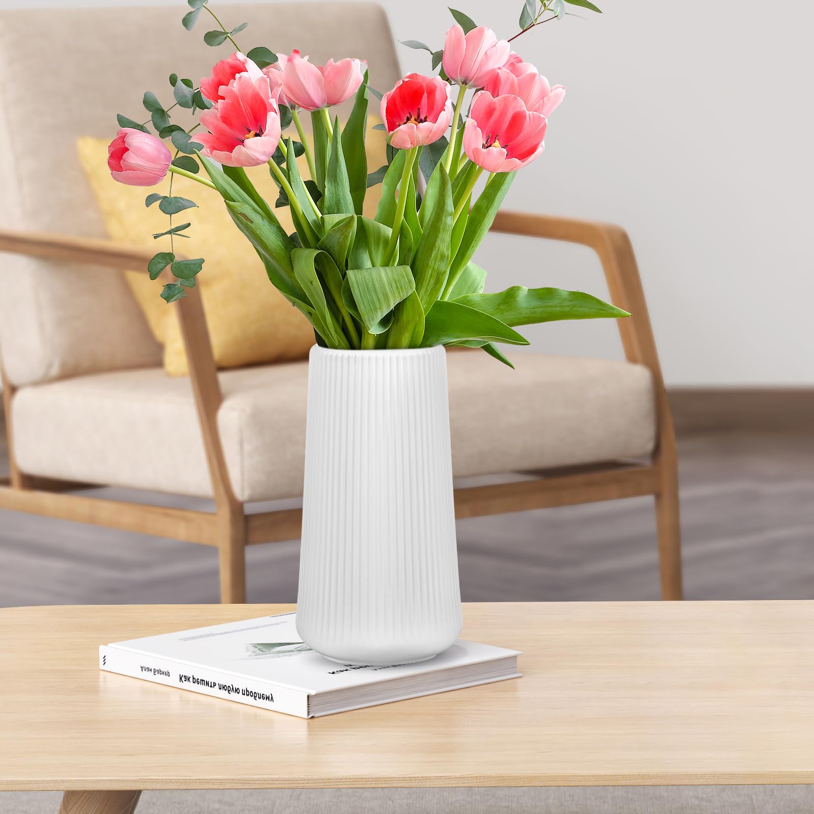 Fioriera in ceramica Vaso unico placcato oro Vaso da fiori succulento
