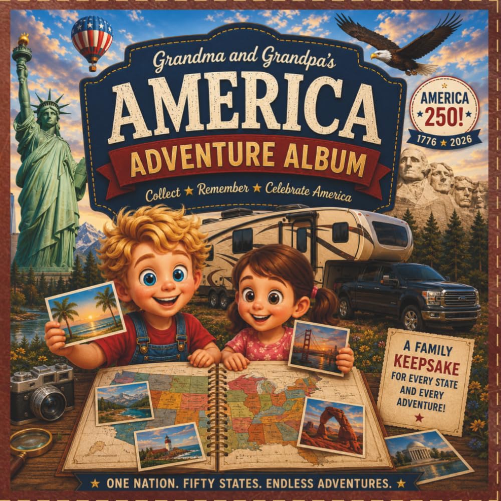 Grandma and Grandpa's Traveling House America Adventure Album: A Traveling Sarff's Adventure
