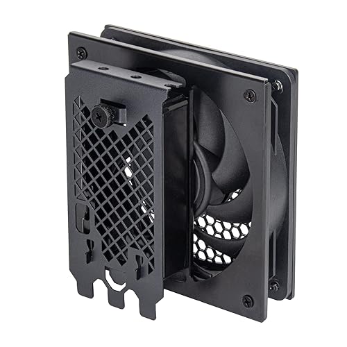 SilverStone Technology FDP02 Soporte de adaptador de ventilador de refrigeración externo GPU, SST-FDP02B