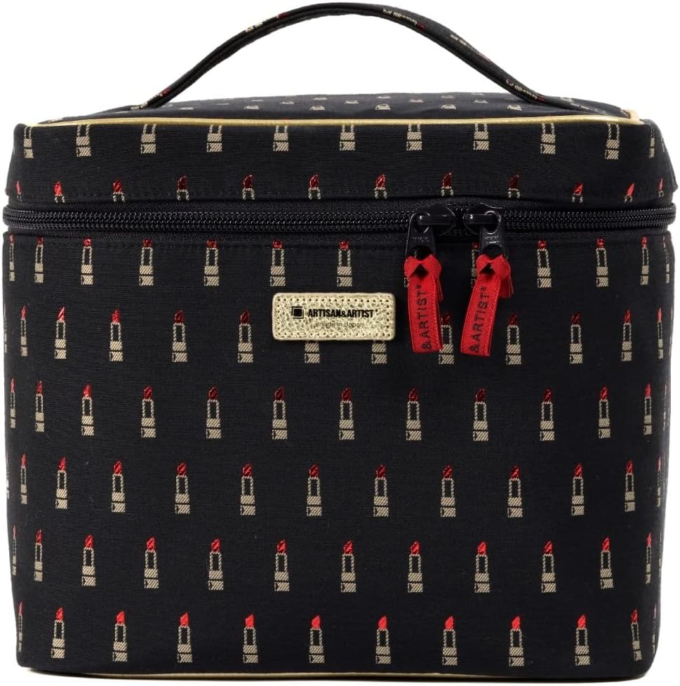 ミドルサイズ・バニティケース Valiant Rouge ヴァリアント・ルージュ ブラック 2WP-LI23 ARTISAN&ARTIST*