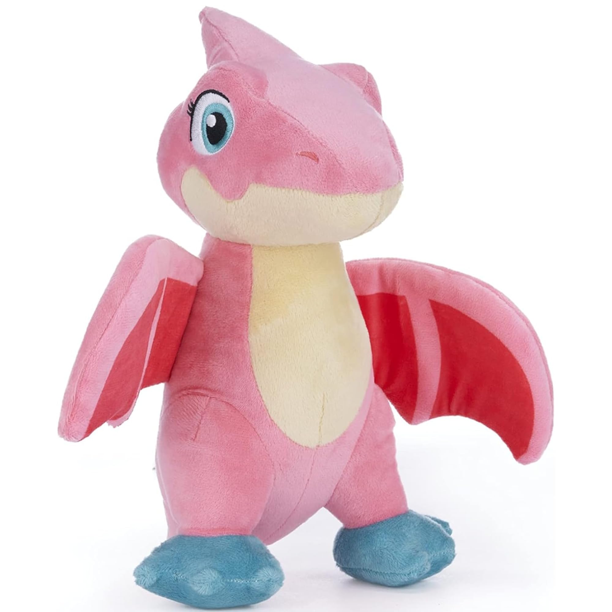 Blue Meadow Bargain Bundles Dinky Dinos Super Soft Large Gift Quality Embroidered 12" 30cm Plush Dinosaurs - (Pterodactyl)