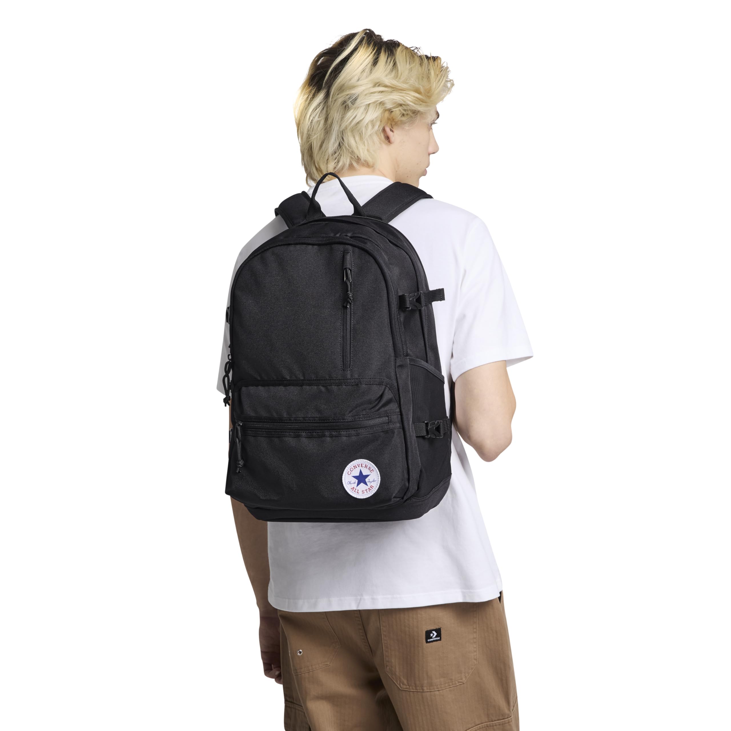 Converse Unisex Adult Chuck Patch Backpack O/S Black