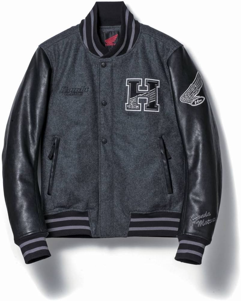 Amazon | Honda(ホンダ) スタジアムブルゾン グレー 4Lサイズ 0SYTN