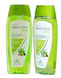 Aloe Vera Shampoo, Moisturizing Shampoo with Aloe Vera Extract, Paraben-Free, Hair Product for Soft and Shiny Hair, 2-Pack of 13.5 FL Oz each, 2 Bottles
