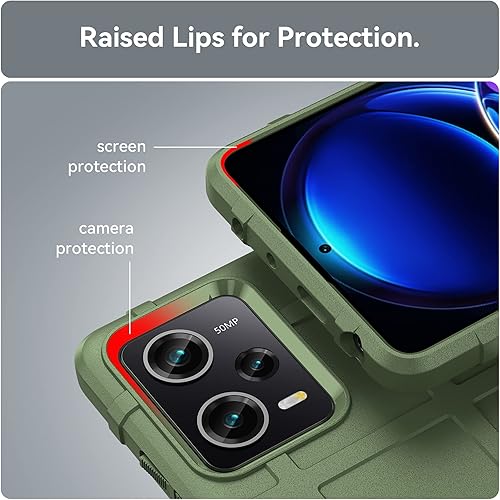 Miniatura 5 de CCSmall Funda para Xiaomi Redmi Note 12 Pro 5G, Funda para Poco X5 Pro, resistente a prueba de golpes, funda de teléfono compatible con carga