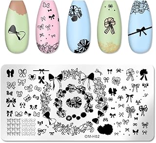 Nail Art Stamping Plates Reusable Nail Art Design Template Tree Love Heart Kiss Bows Nail Art Stamp Template Nail Art Stamping Plates Seasonal