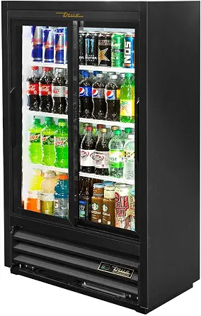 True Mfg. GDM-33SSL-56-HC-LD Sliding Glass Door Merchandiser
