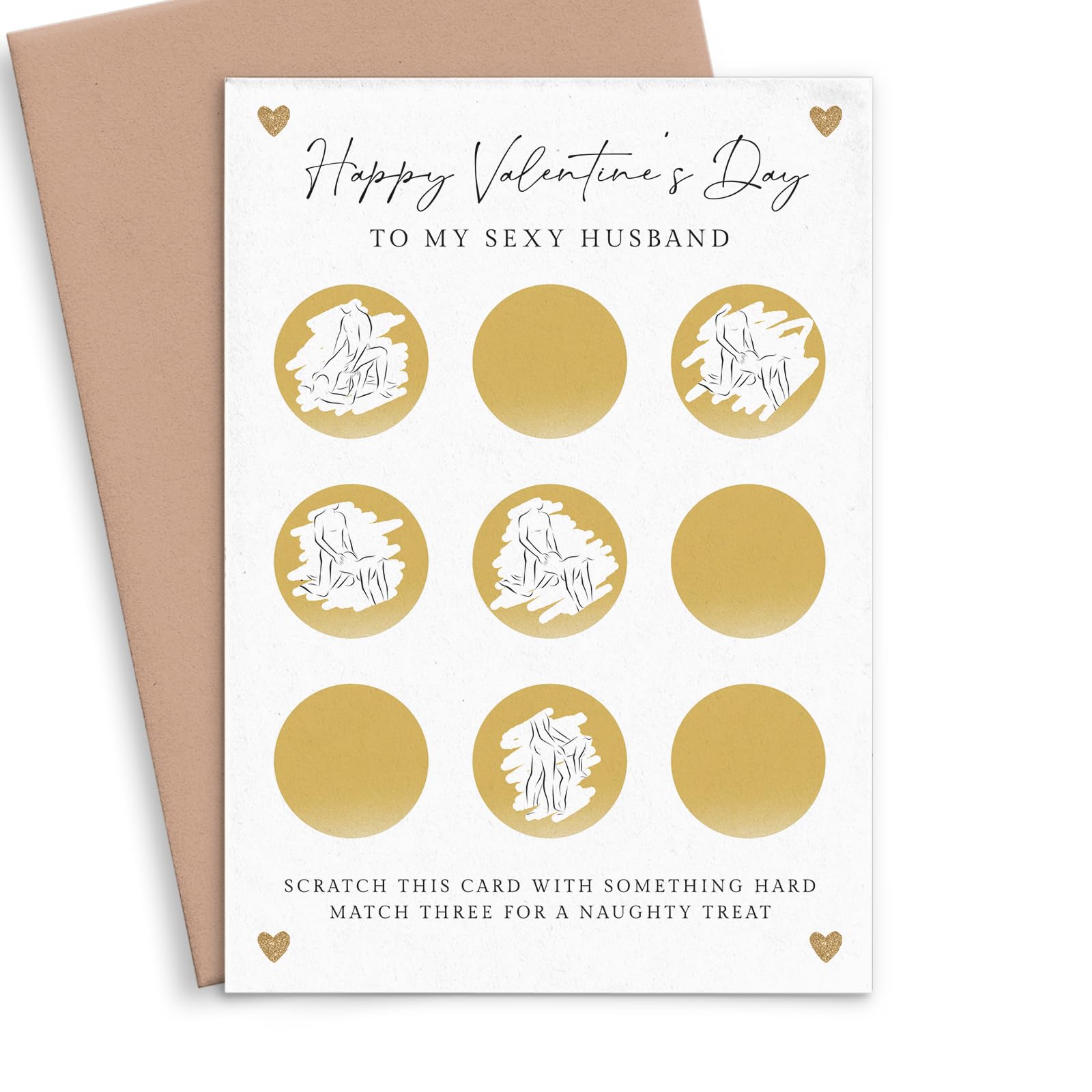 Personalised Sexy Scratch Card for Men, Rude Scratch Cards for Boyfriend Valentines Gift, Sex Positions Scratch Off Card, Naughty Scratch Cards for Him Christmas, Scratch Card Reveal Anniversary