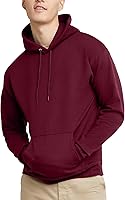Vista 142 de Hanes EcoSmart Hoodie, Midweight Fleece, Pullover Hooded Sweatshirt for Men Negro