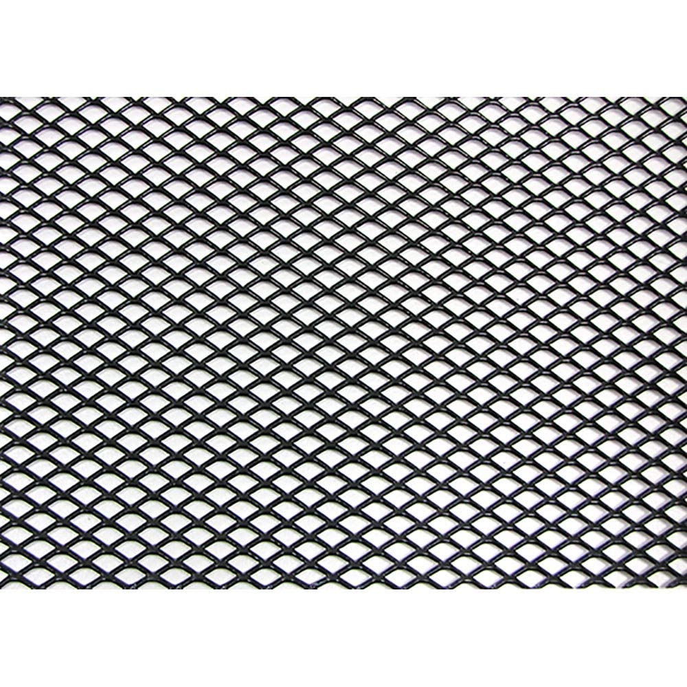 Aluminium Gitter Renngitter Wabengitter Racegitter 130X30cm 4x7mm Schwarz
