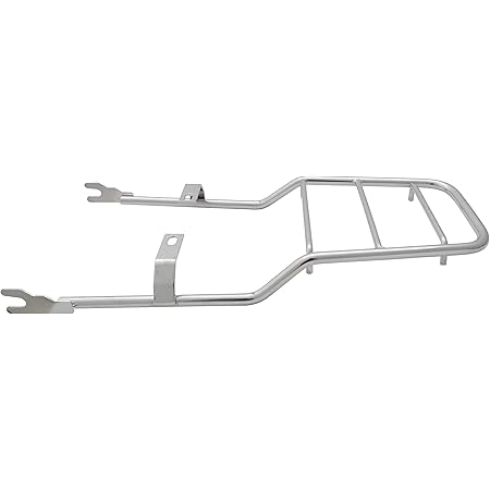 Amazon 送料無料 スーパーカブカスタム リアキャリア ステンレス 延長キャリア フラットタイプ 外装 カスタム パーツ ツーリング 角目 B 02fs キャリア 車 バイク