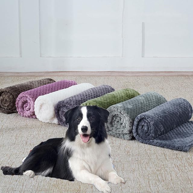 Foto 2 de 6 de AORUI Manta acogedora para perro, cálida y suave, manta lavable para cachorros, cómoda manta para mascotas