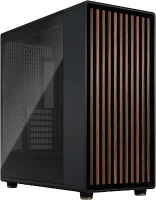Fractal Design North XL PC Gaming Gehäuse – E-ATX Full-Tower | Charcoal Black mit 3x 140-mm-Aspect-PWM-Lüftern, USB Typ-C, bis 413 mm GPU-Platz, 420-mm-Radiator-kompatibel