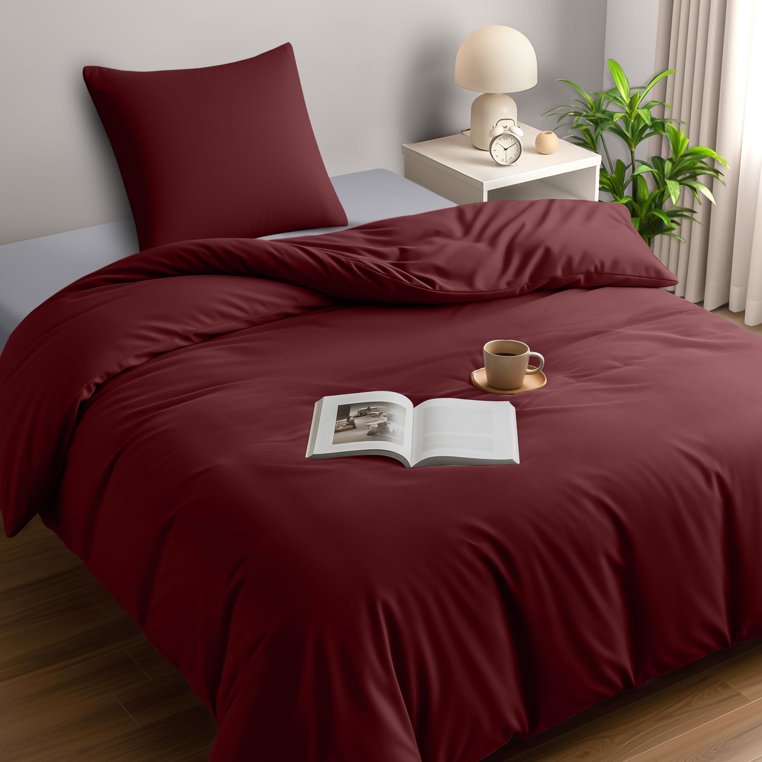 Utopia Bedding Bettwäsche - Mikrofaser Bettbezug + Kissenbezüge