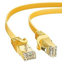 Vista 41 de Cable Ethernet Cat 7 de 30 pies, cable de Internet de alta velocidad de 10 Gbps, blindado SFTP, cobre puro OFC, cable de red LAN RJ45 CAT7