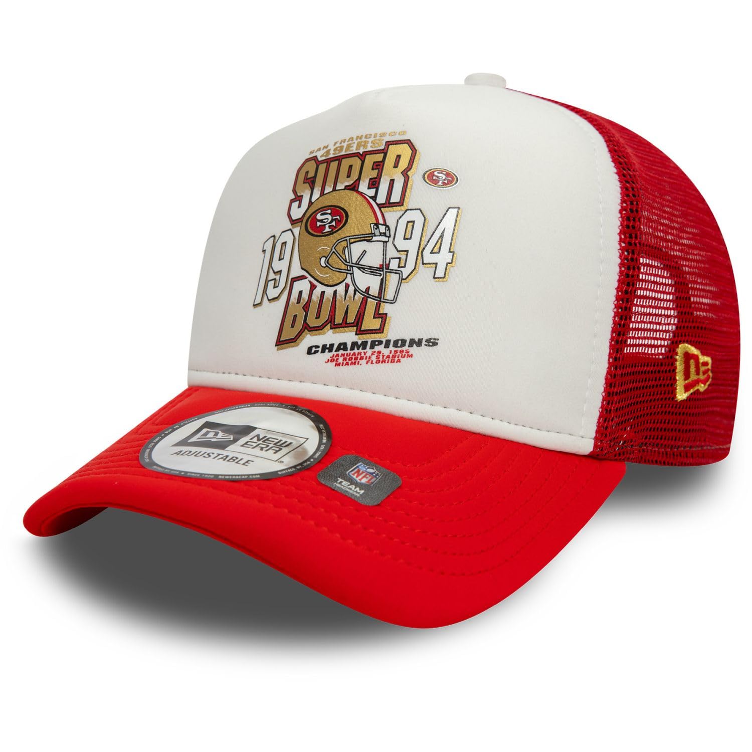 New Era A-Frame Trucker Cap Superbowl San Francisco 49ers Red
