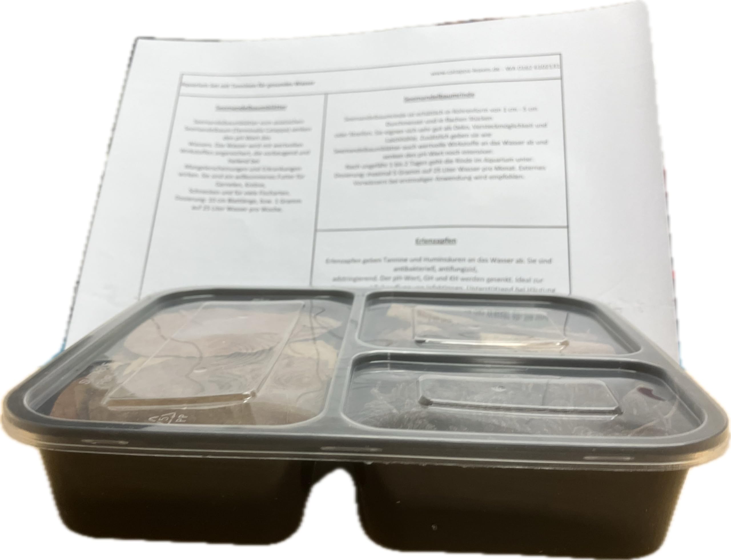 Kit d'aquarium avec tanins pour une eau saine – Cônes d'aulne, feuilles de badamier, écorce de badamier, produits naturels