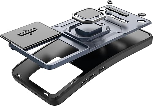 YOUULAR Funda de teléfono móvil para Xiaomi Redmi 13CPoco C65 5G Soporte para coche Ventana corredera a prueba de golpes Cubierta protectora del