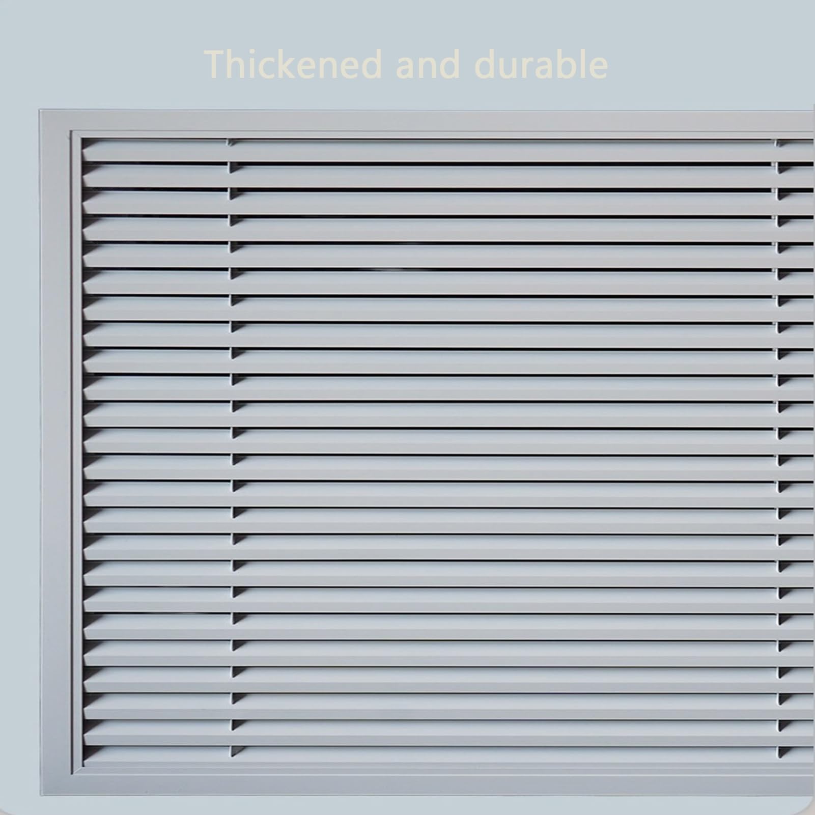 Cubreradiador Vapor Rejilla de Ventilación Aluminio Rayas Horizontales Covers Radiators Comedor Vestíbulo(21.65 x 21.65in/550 x 550mm)
