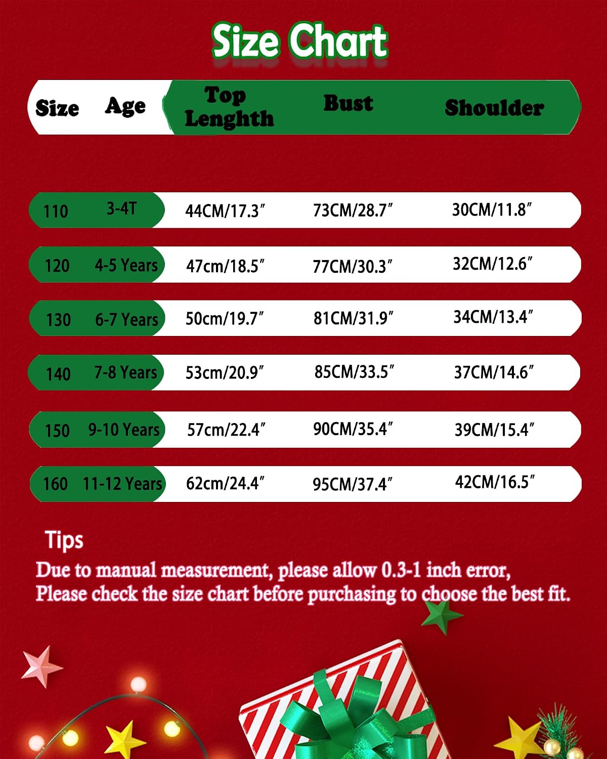 Christmas Sweatshirt Boys Girls Ugly Xmas Cotton Long Sleeve Graphic Crewneck Pullover 3-12 Years