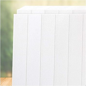 Amazon Co Jp 3d立体壁紙 Diy木目壁紙シール パネル リメイクシート ホワイト 無味無毒 和室壁紙シール 70x70cm Size 1 Piece Diy 工具 ガーデン