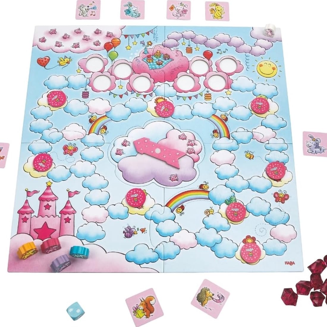 Haba Juego de mesa Unicornio Flonkershine Party para Rosalie juego educativo